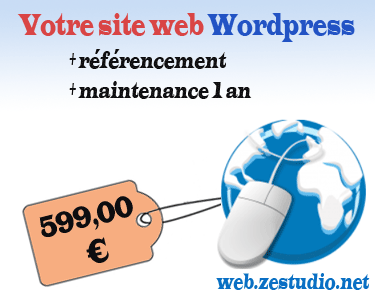 Pack création de site internet wordpress pour petits budgets par Ze Studio Annecy